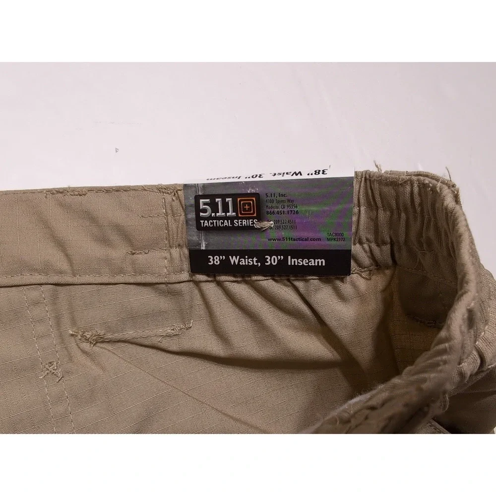 511 TACTICAL Men's Taclite Pro Pants TDU Canvas 74273 Khaki Beige ~ 38 x 30
